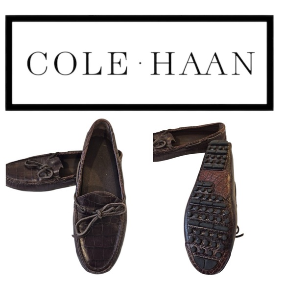 Cole Haan Mens Leather Gunnison Driver Driving Style Loafer Size 10 - Picture 2 of 10